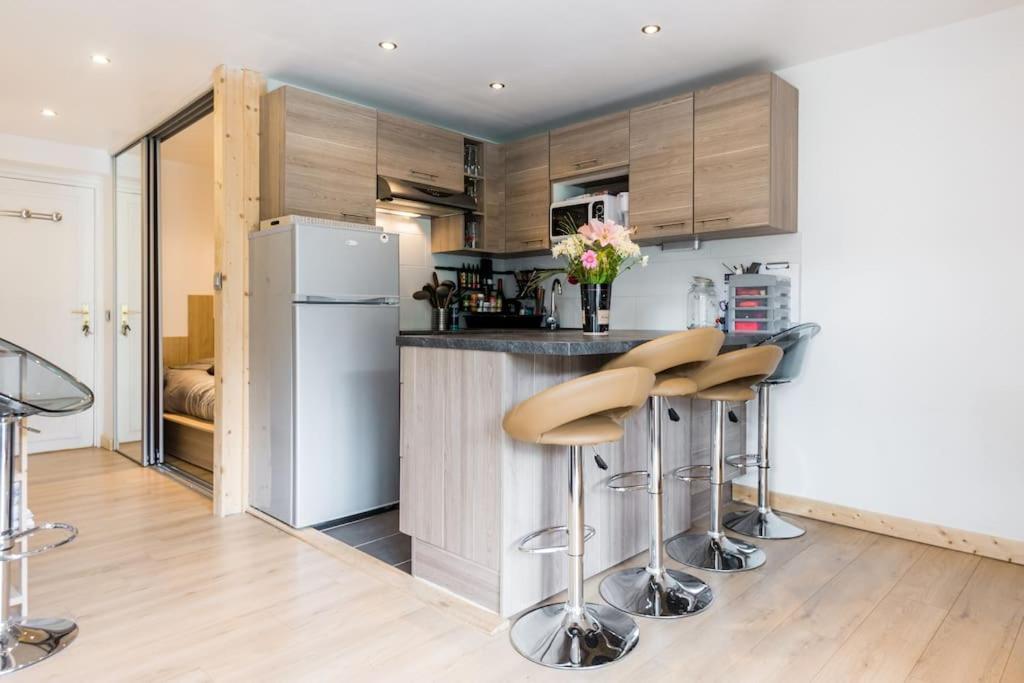 Pied-A-Terre Cosy Face Aux Pistes De La Princesse Apartment Demi-Quartier Bagian luar foto