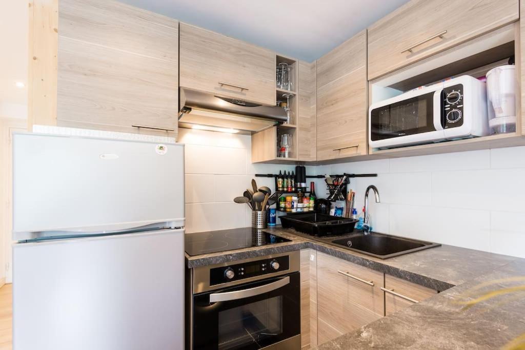 Pied-A-Terre Cosy Face Aux Pistes De La Princesse Apartment Demi-Quartier Bagian luar foto